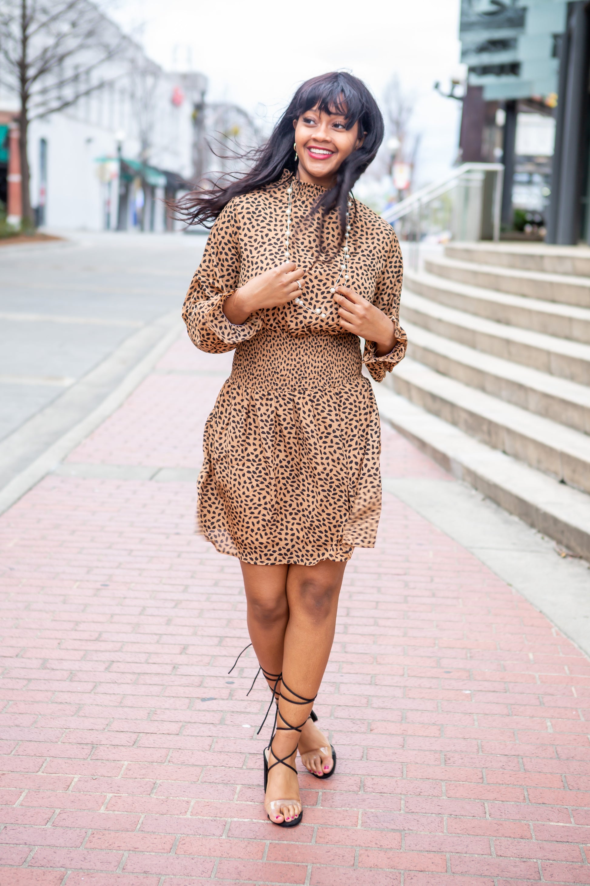 short chiffon dress Chiffon Print Short Dress – Taylor Fontaine LLC