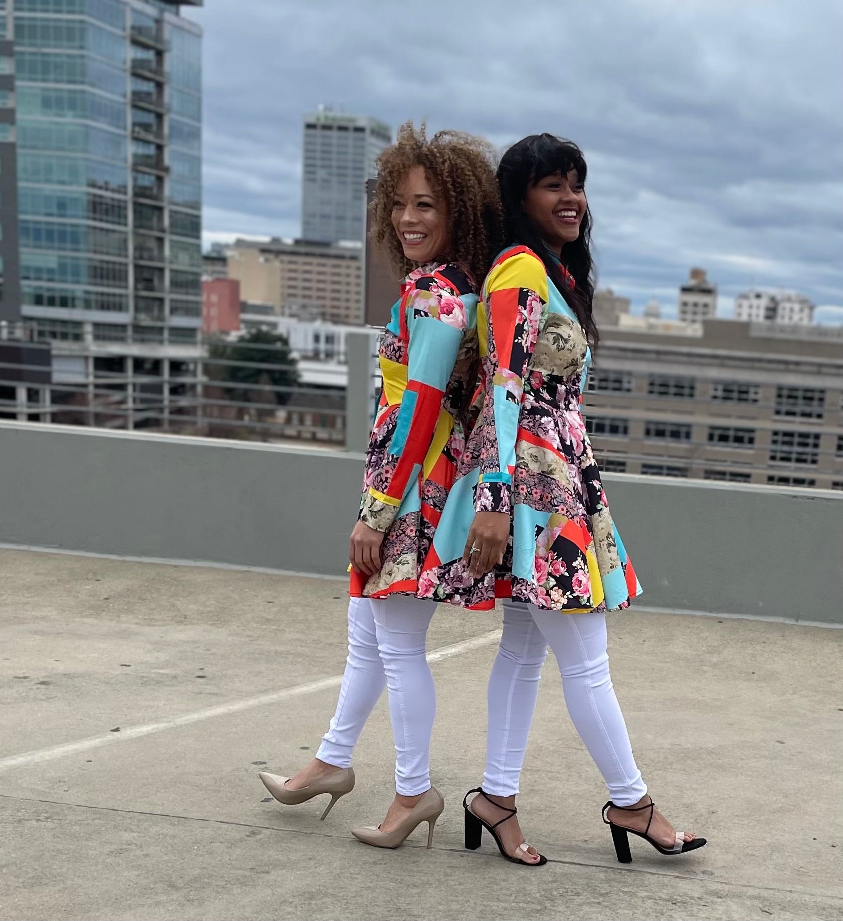 Long Sleeve Color Block Dress Taylor Fontaine LLC Long Sleeve Color Block Dress Taylor Fontaine LLC